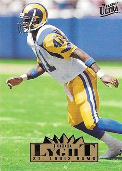 Todd Lyght St. Louis Rams 1995 Ultra Fleer NFL #277